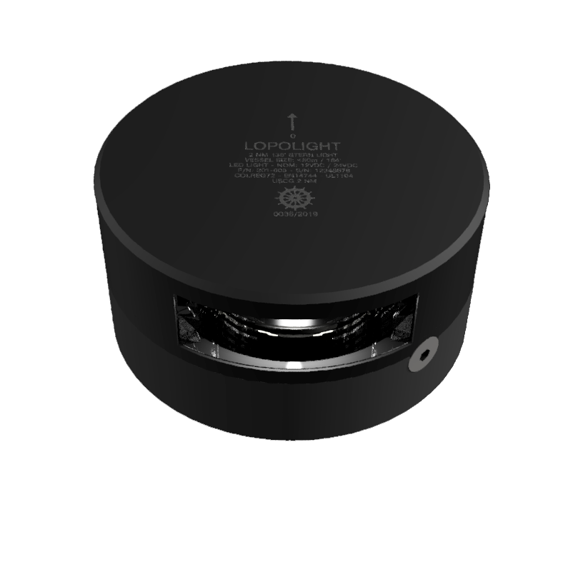 2nm 135° White, stern, black anodized 2nm 135° White, stern, black anodized